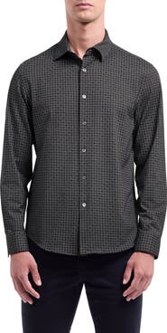 Bugatchi OoohCotton® Jules Floral Twill Button-Down Shirt