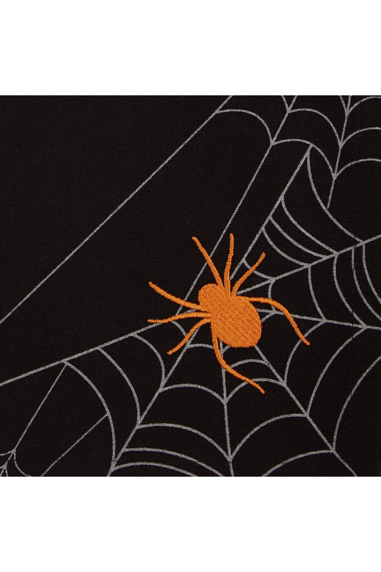Spooky Spiderweb Embellished Napkin Set/4, Alternate, color, Spooky Spiderweb