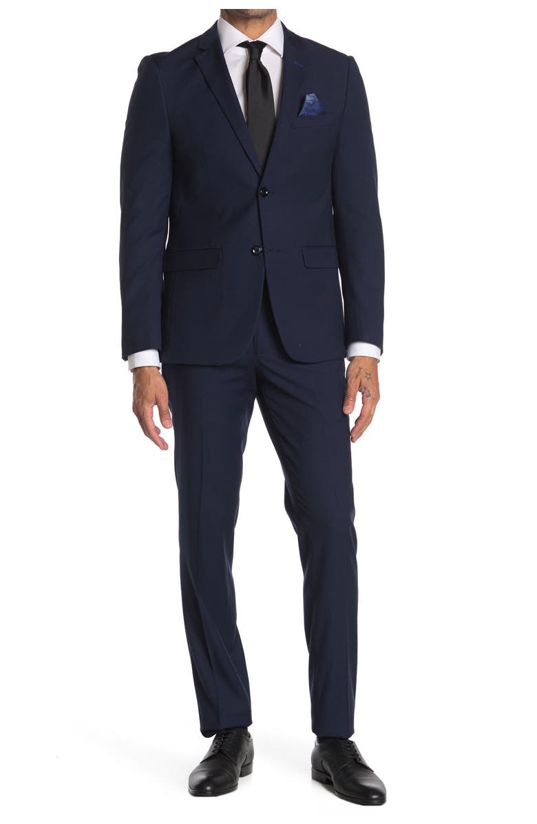 SOUL OF LONDON Two-Piece Suit, Main, color, Navy