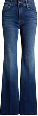 MOTHER The Lil Doozy Fray Hem Flare Jeans
