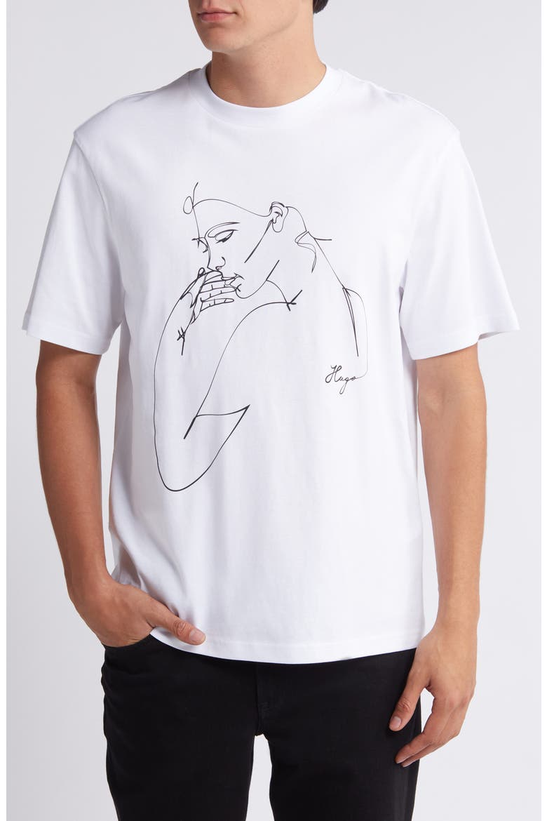 Daximiko Graphic T-Shirt, Main, color, WHT