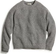 Marine Layer Inverness Crewneck Nep Cotton Blend Sweater