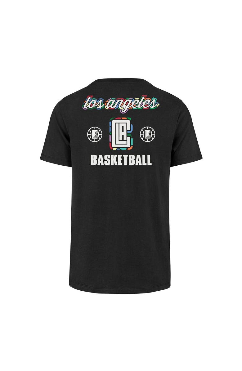 '47 Men's '47 Black LA Clippers 2022/23 City Edition Backer Franklin T-Shirt, Alternate, color,
