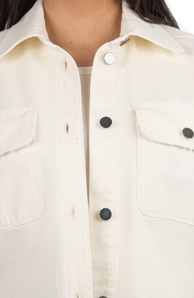 KUT from the Kloth Lana Raw Hem Denim Jacket, Alternate, color, 