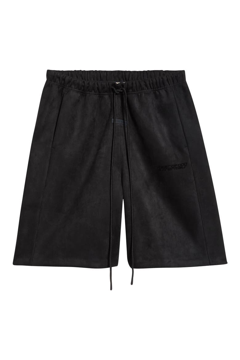 Relaxed Fleece Sweat Shorts, Alternate, color, VINTAGE BLACK