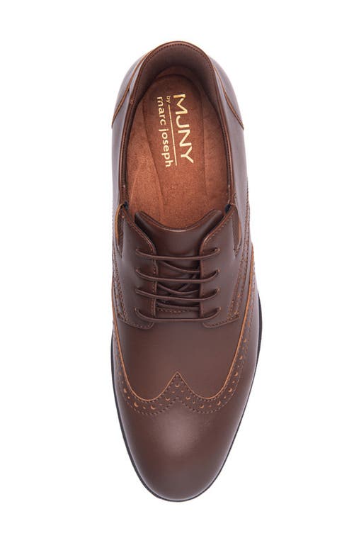 Marc Joseph New York Howard Street Hands Free Technology Leather Wingtip Dress Oxford In Multi