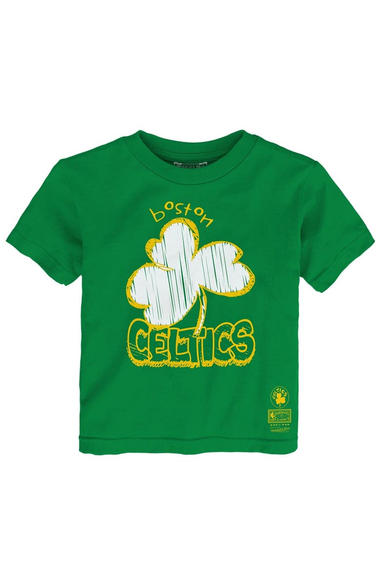 Mitchell & Ness Toddler Mitchell & Ness Kelly Green Boston Celtics Favorite Team T-Shirt, Main, color, 