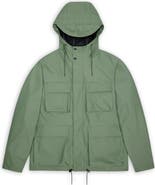 Rains Waterproof Cargo Hooded Rain Jacket