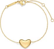 D.LOUISE Single Bubble Heart Charm Bracelet
