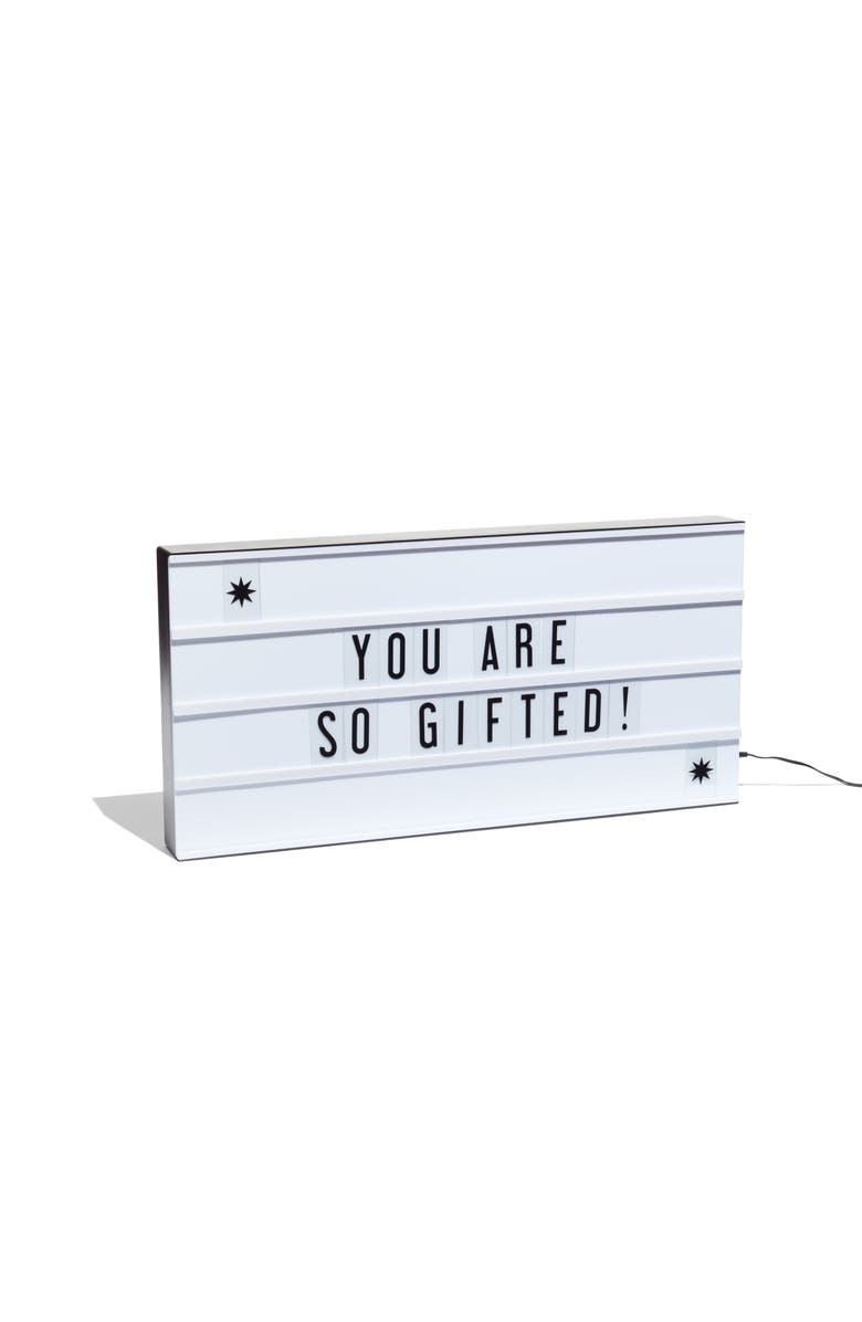 Amped & Co . Marquee Color Changing Cinema Lightbox, Main, color, 