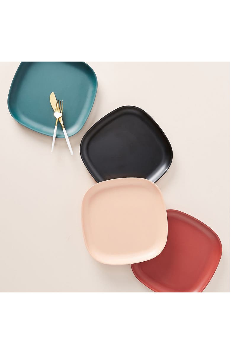 EKOBO Square Side Plate, Alternate, color, Black