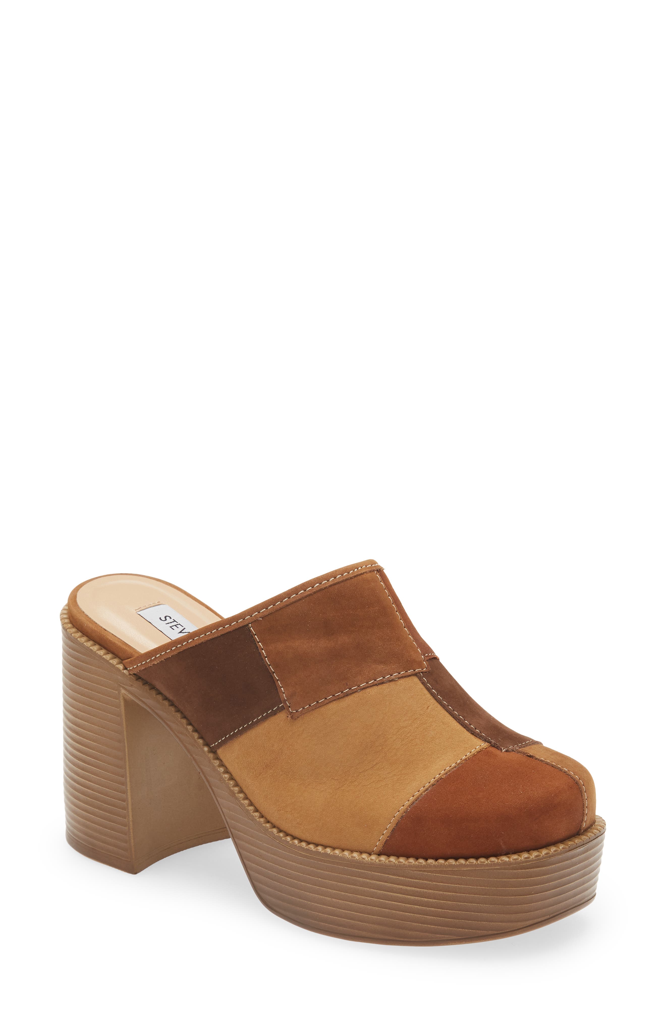 Bowe Platform Mule, Main, color, TAN MULTI