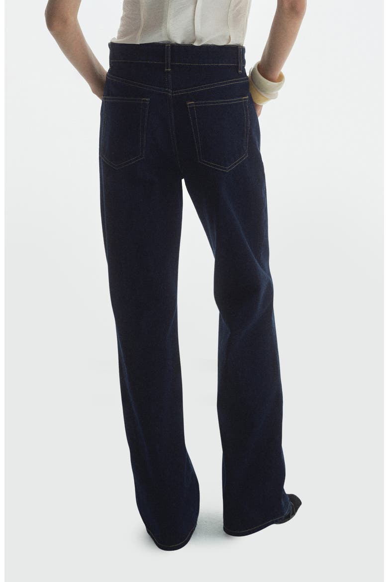 High Waist Straight Leg Jeans, Alternate, color, OPEN BLUE