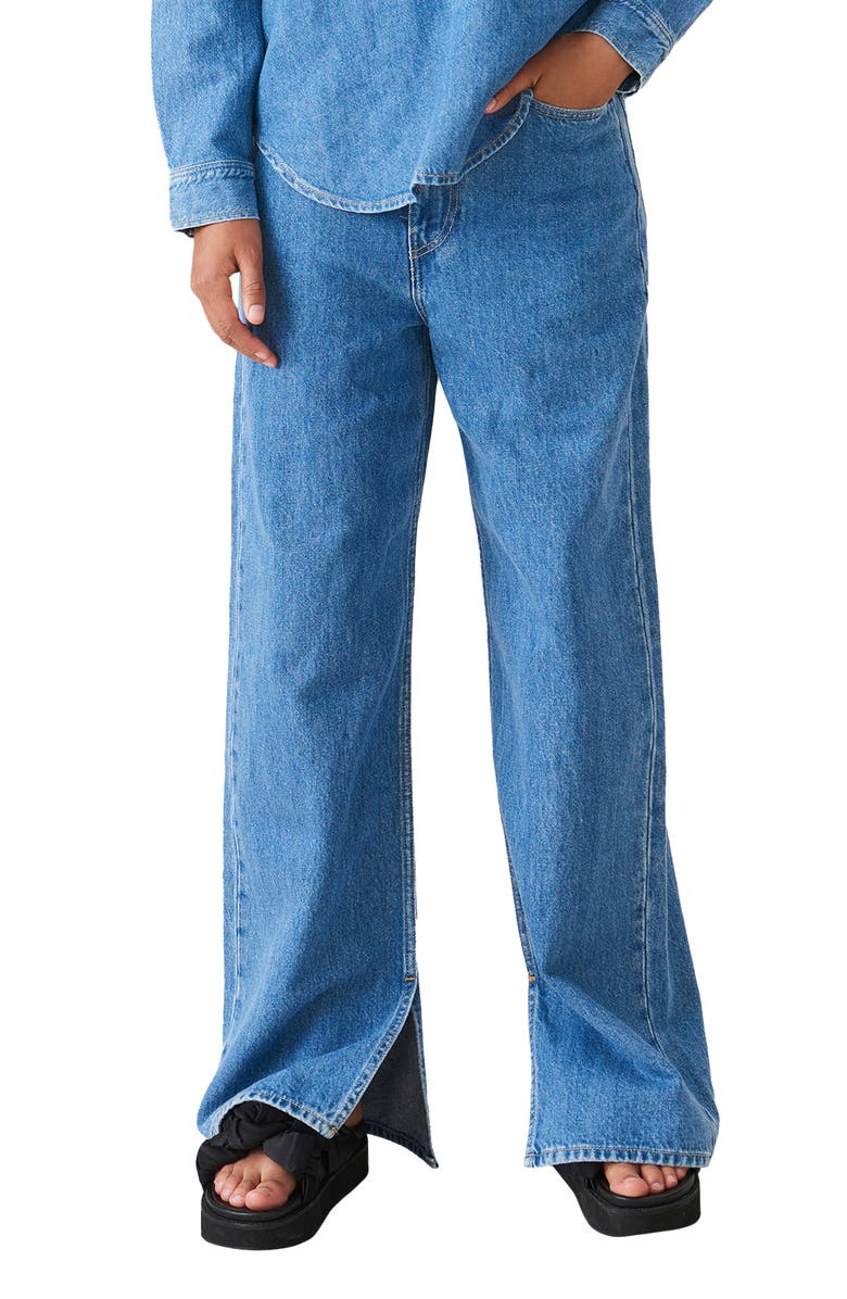 Ganni x Levi's<sup>®</sup> High Waist Wide Leg Jeans, Main, color,