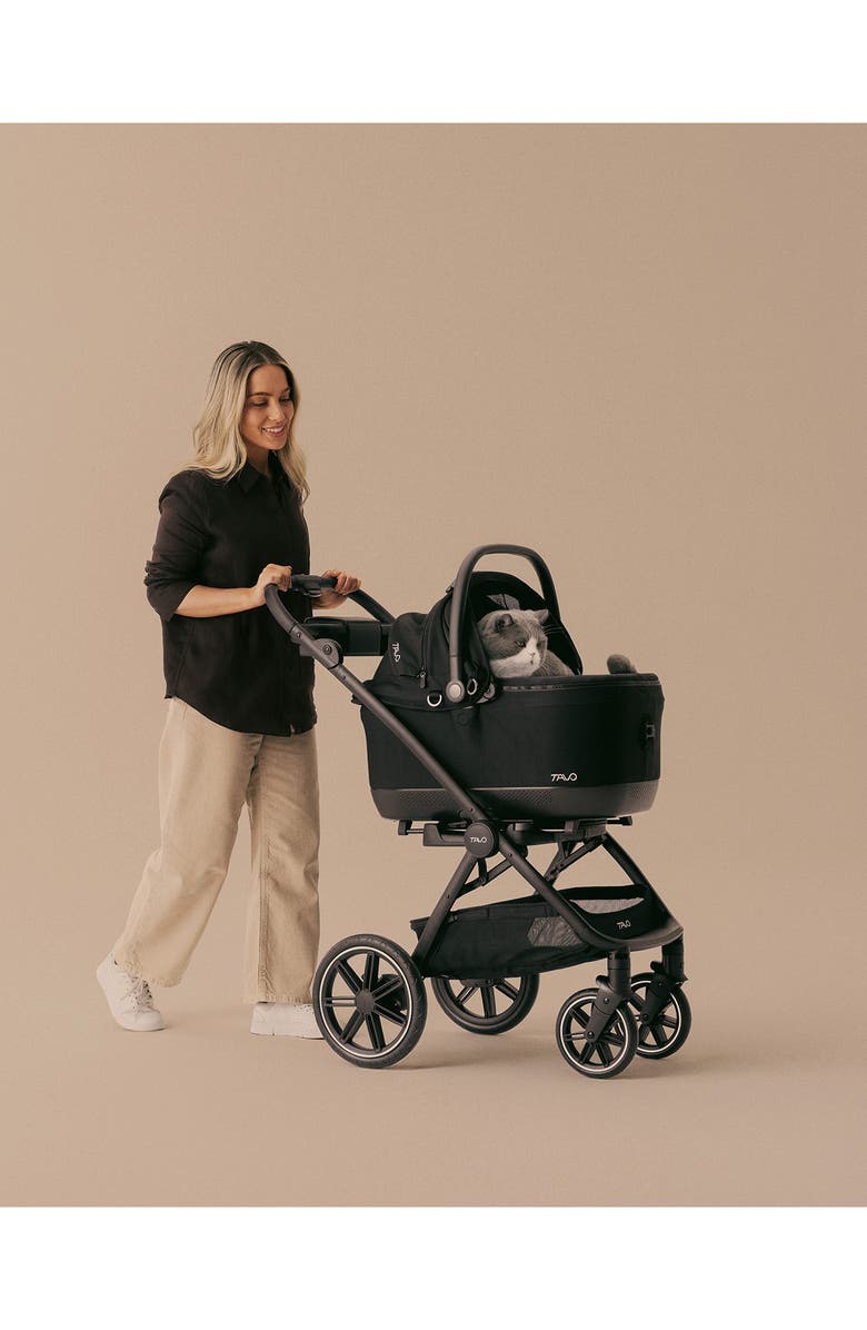 tavo Roscoe<sup>™</sup> Trek All-Terrain Stroller for Maeve<sup>™</sup> Pet Car Seat, Alternate, color, Chocolate