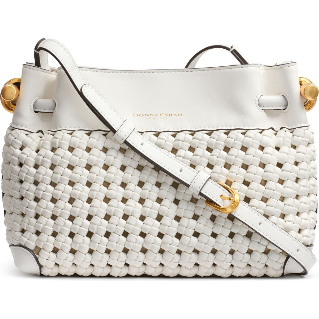 DONNA KARAN DONNA KARAN NEW YORK CASHMERE WOVEN CROSSBODY BAG