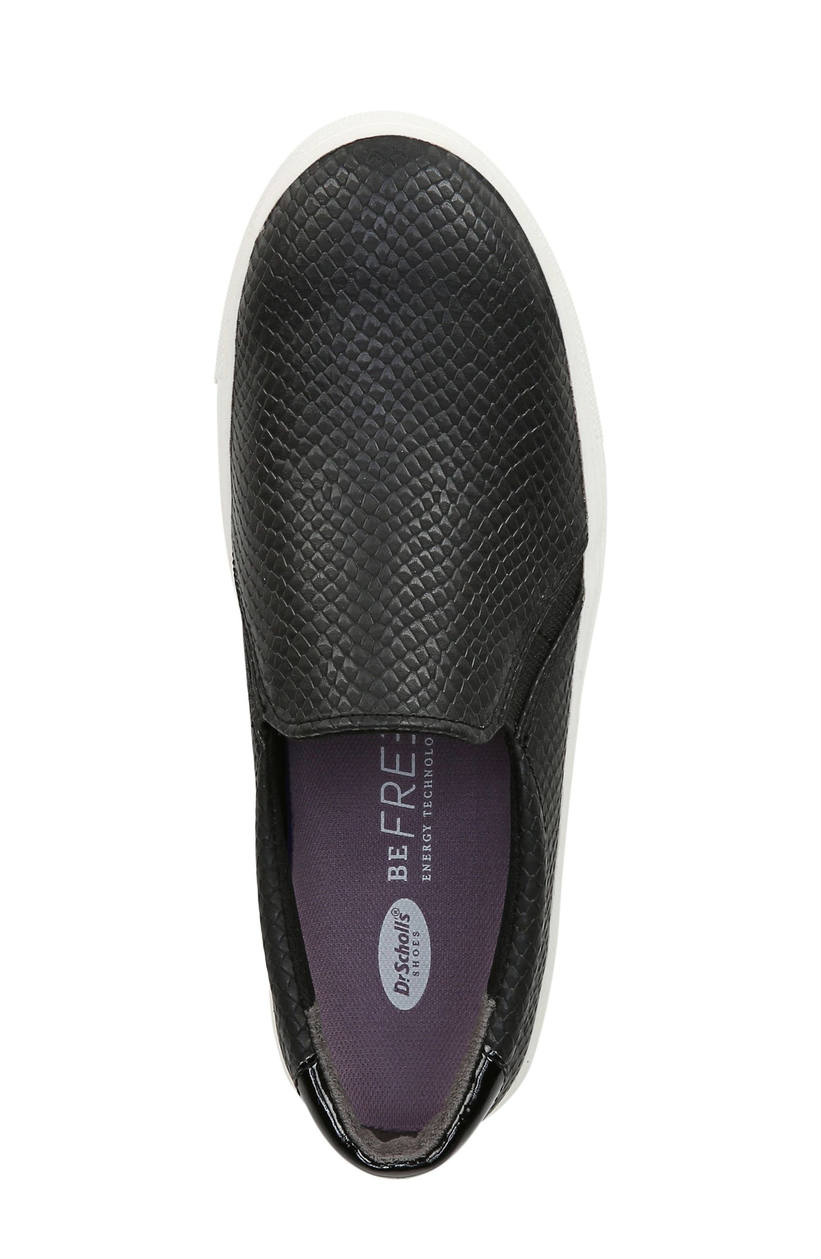 Dr. Scholl's Nova Slip-On Sneaker, Alternate, color, Black Faux Leather