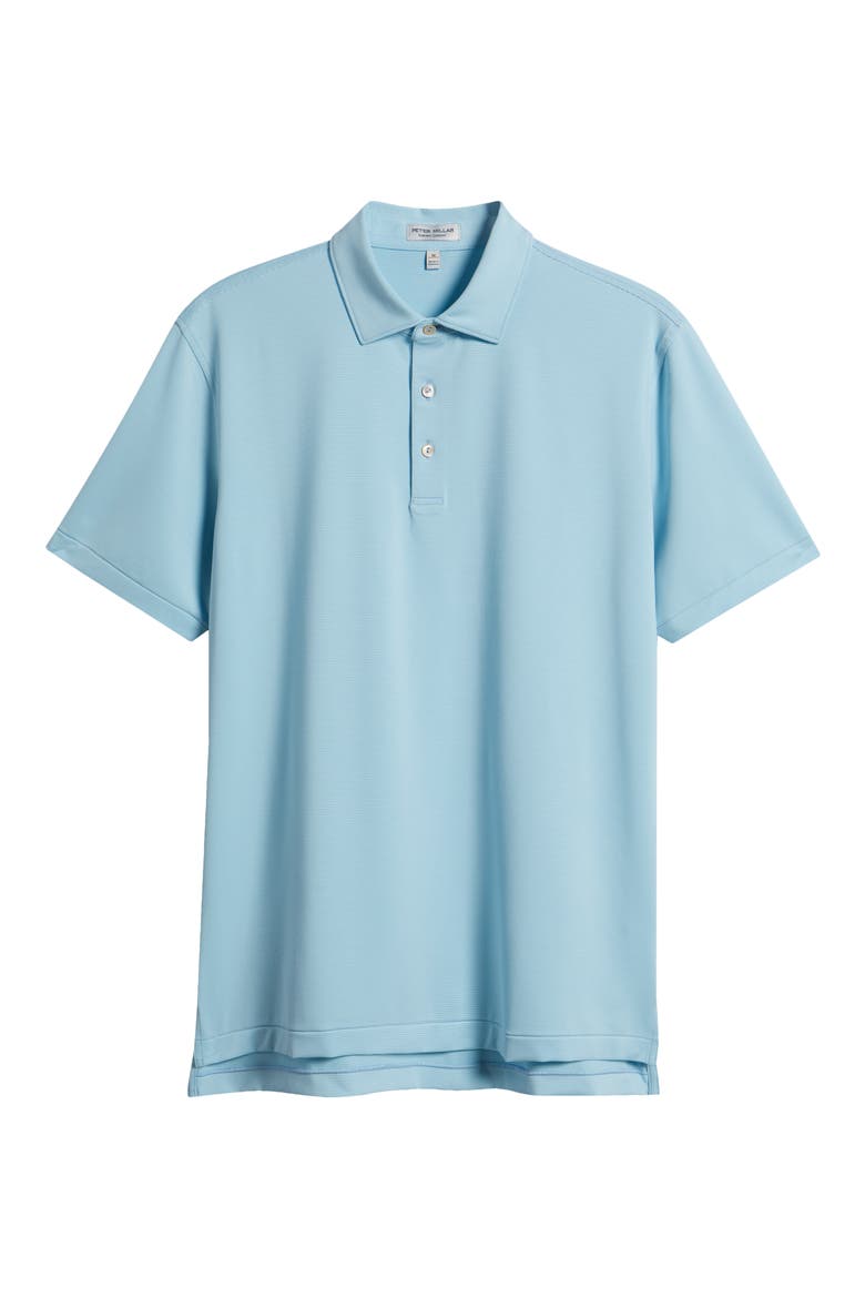 Jubilee Microstripe Performance Jersey Polo, Alternate, color, COTTAGE BLUE