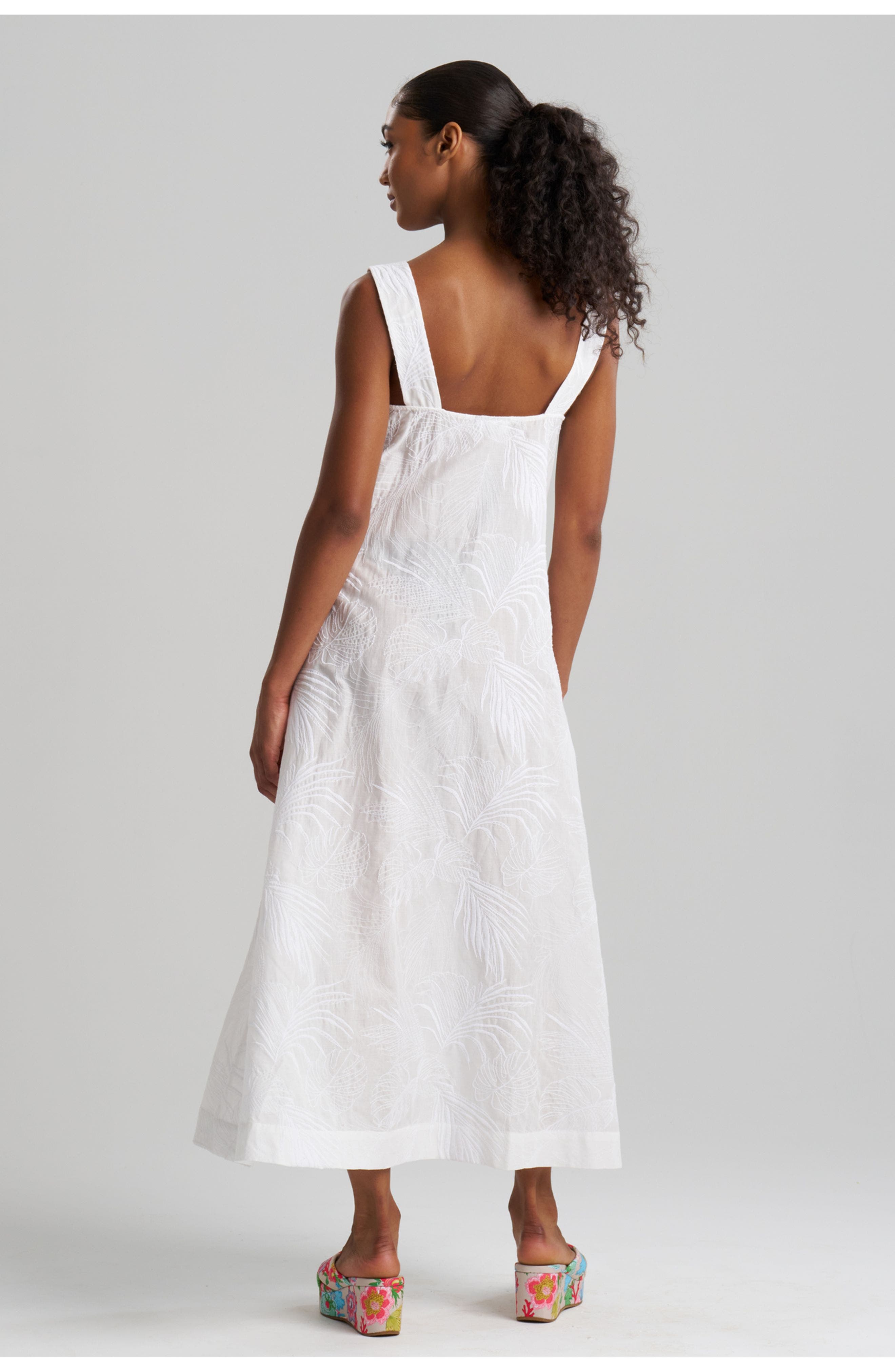 Palm Maxi cover-up Dress - image 2