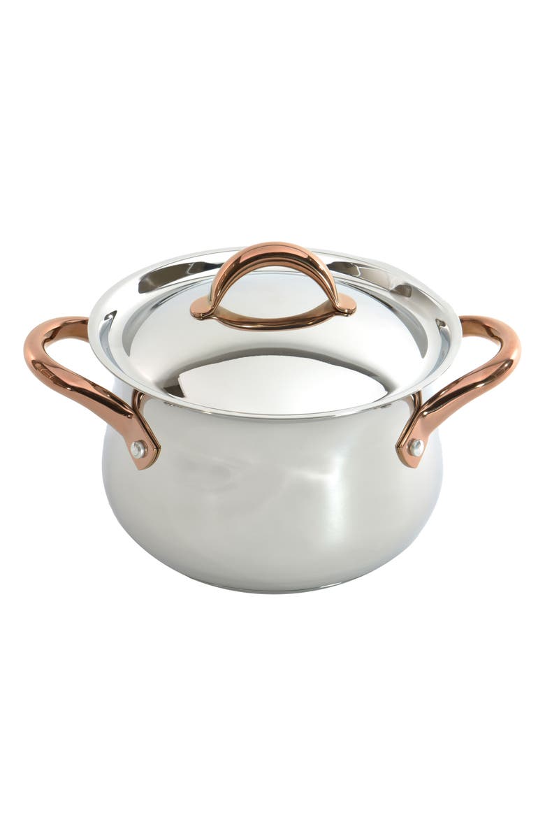 BergHOFF 11-Piece Ouro Gold Stainless Steel Cookware Set, Alternate, color,