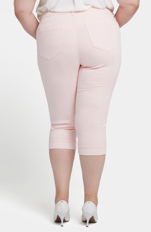 Nydj Marilyn Cool Embrace® Cuff Crop Straight Leg Jeans In Crystal Pink
