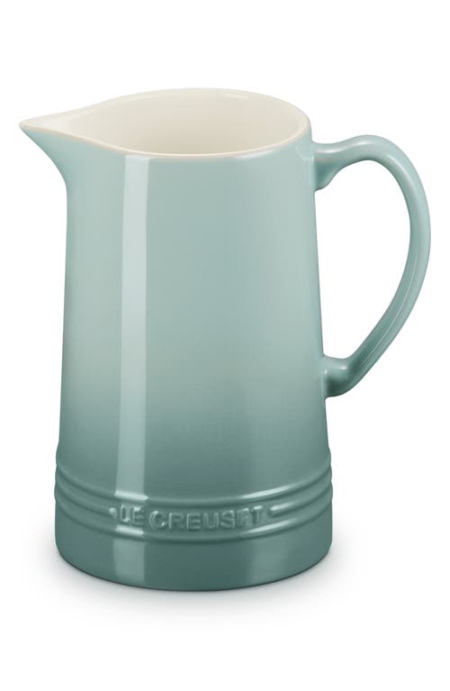 Le Creuset 1.6-quart Stoneware Signature Pitcher In Blue