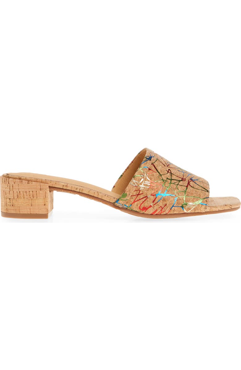 Chocolat Blu Cindy Slide Sandal, Alternate, color, Graffiti Cork
