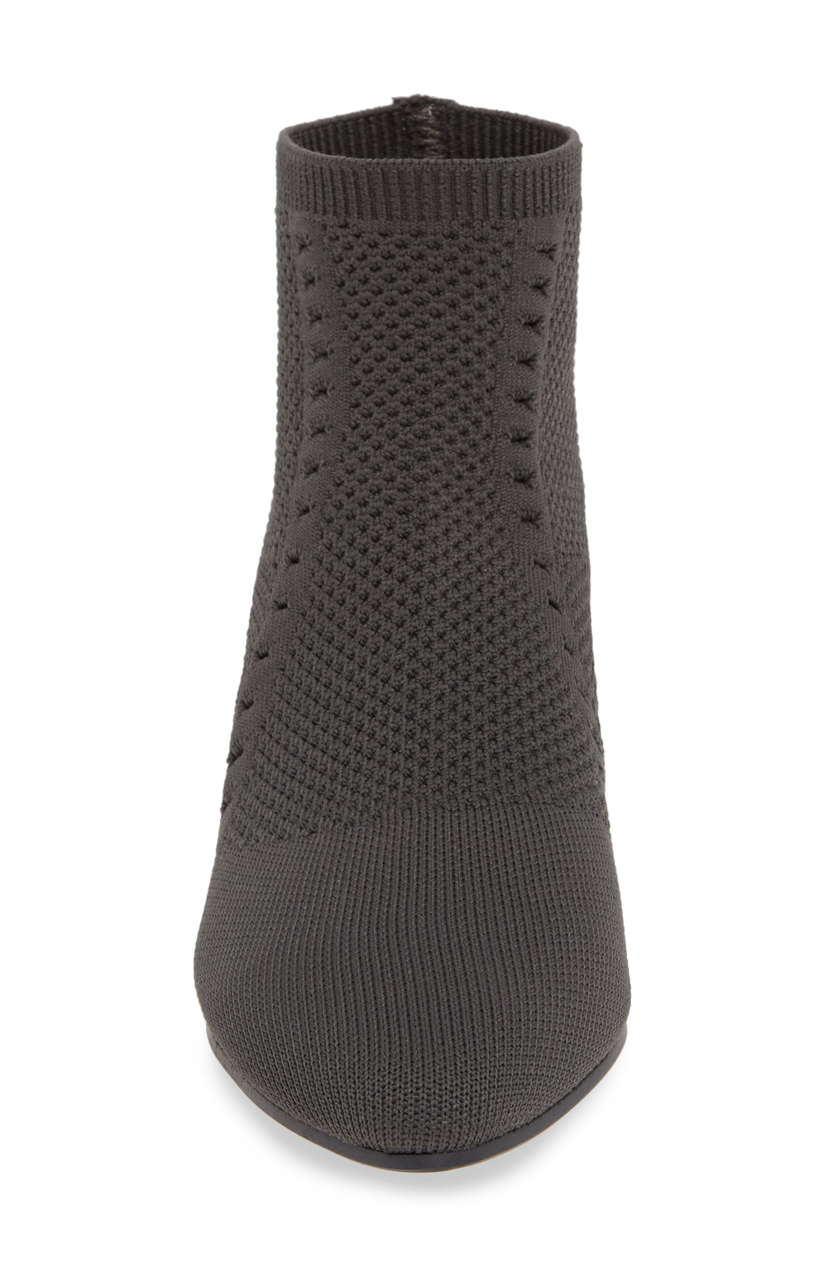 Eileen Fisher Purl Sock Bootie, Alternate, color, Graphite