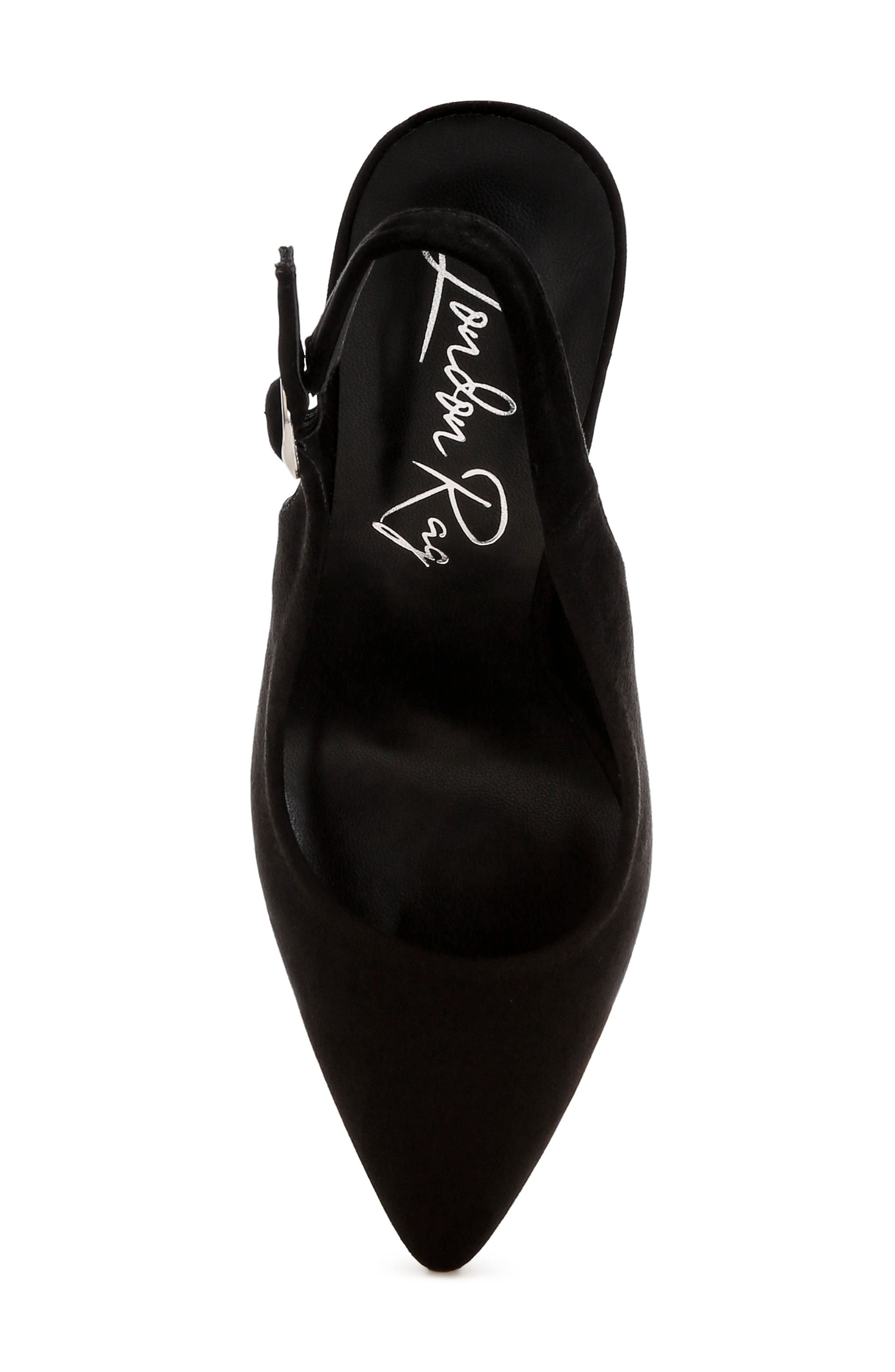 Omaga Slingback Pump, Alternate, color, BLACK SUEDE
