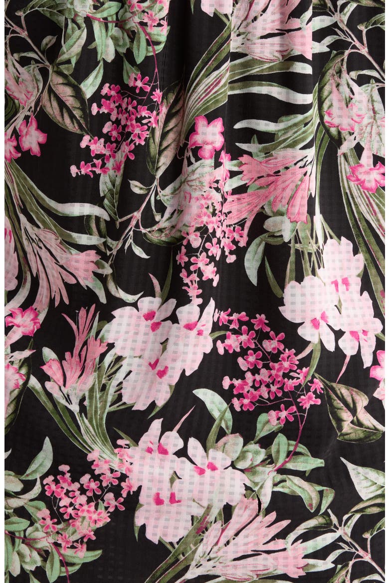 Tropical Floral Print Tunic, Alternate, color, JONES BLACK MULTI