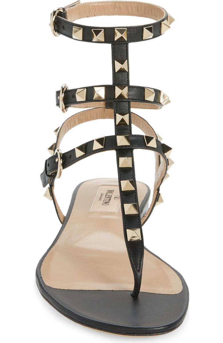 Valentino Garavani Rockstud Cage Sandal, Alternate, color,