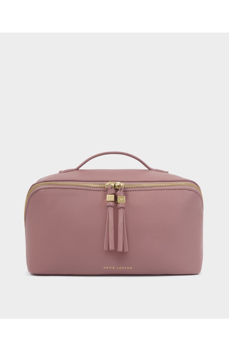 Katie Loxton Soho Large Makeup And Toiletry Bag in Deep Rose, Alternate, color, 