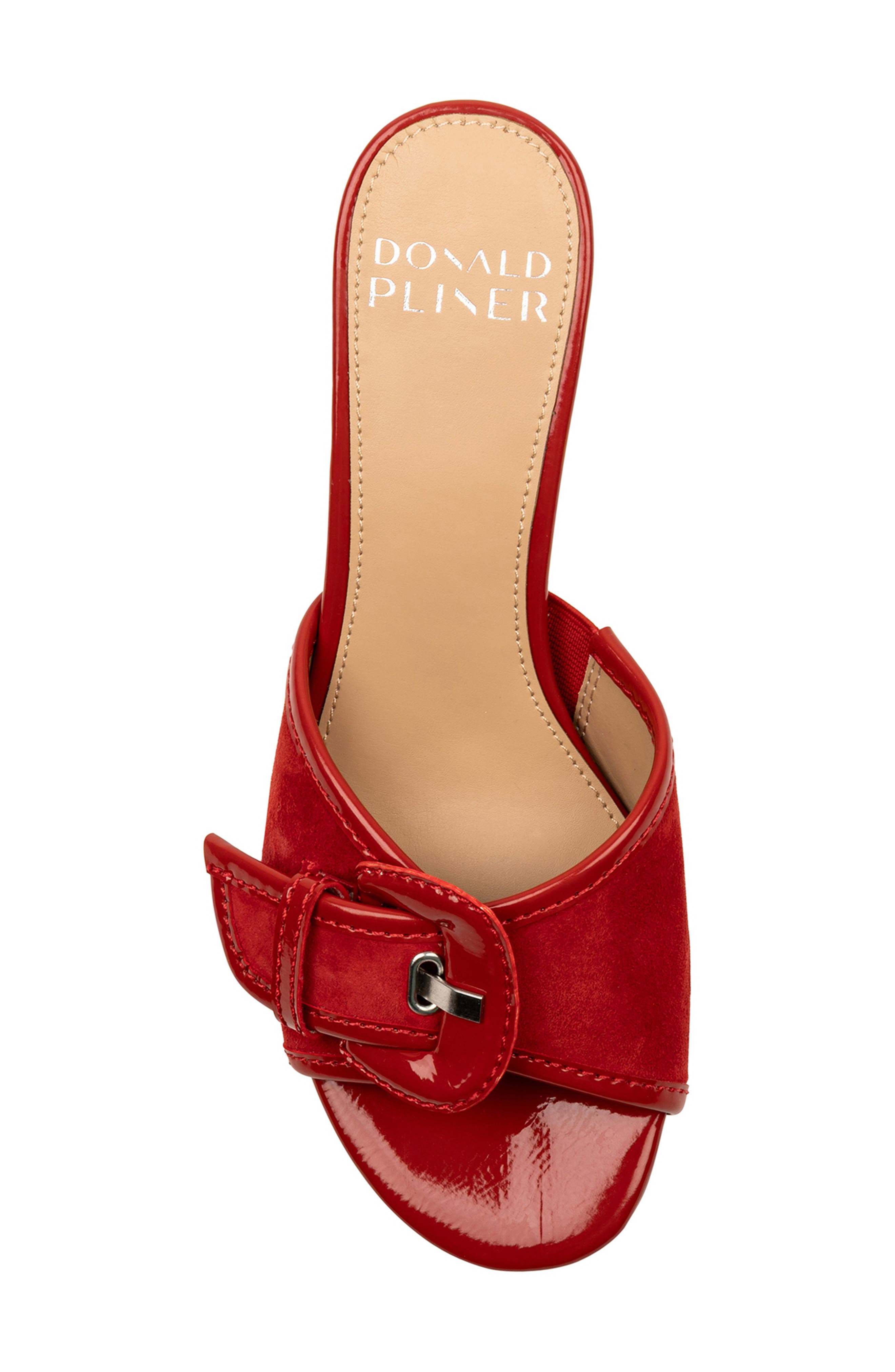 Donald Pliner Buckle Mule, Alternate, color, Tomato