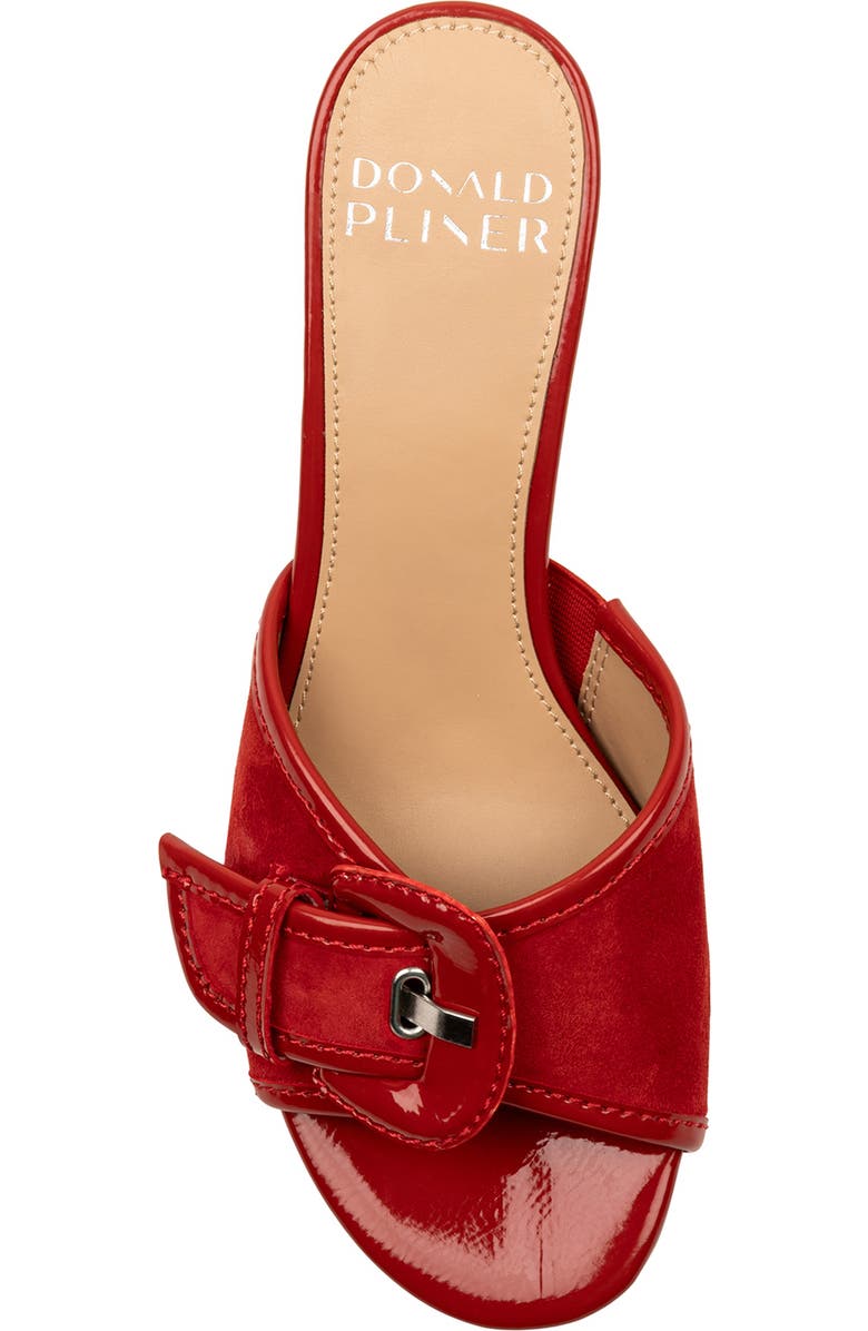 Donald Pliner Buckle Mule, Alternate, color, Tomato