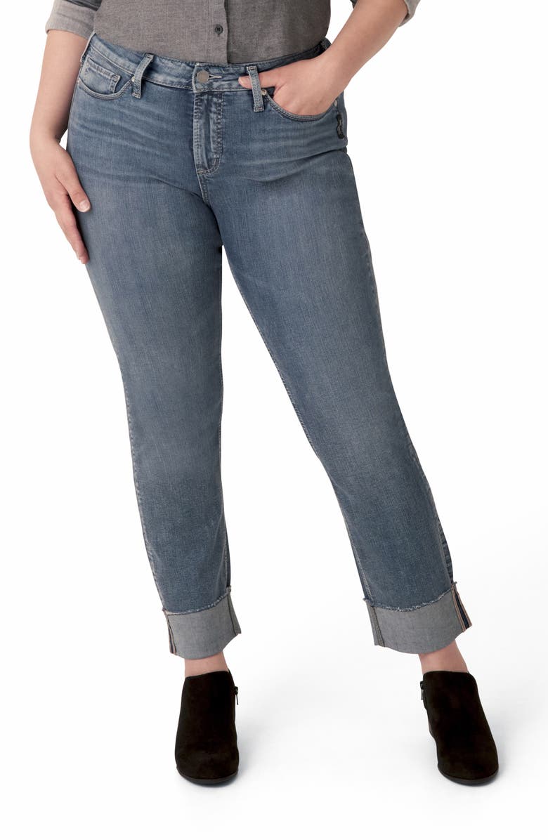 Silver Jeans Co. Avery Straight Leg Jeans, Main, color,