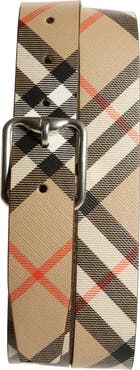 Burberry Check Reversible Belt