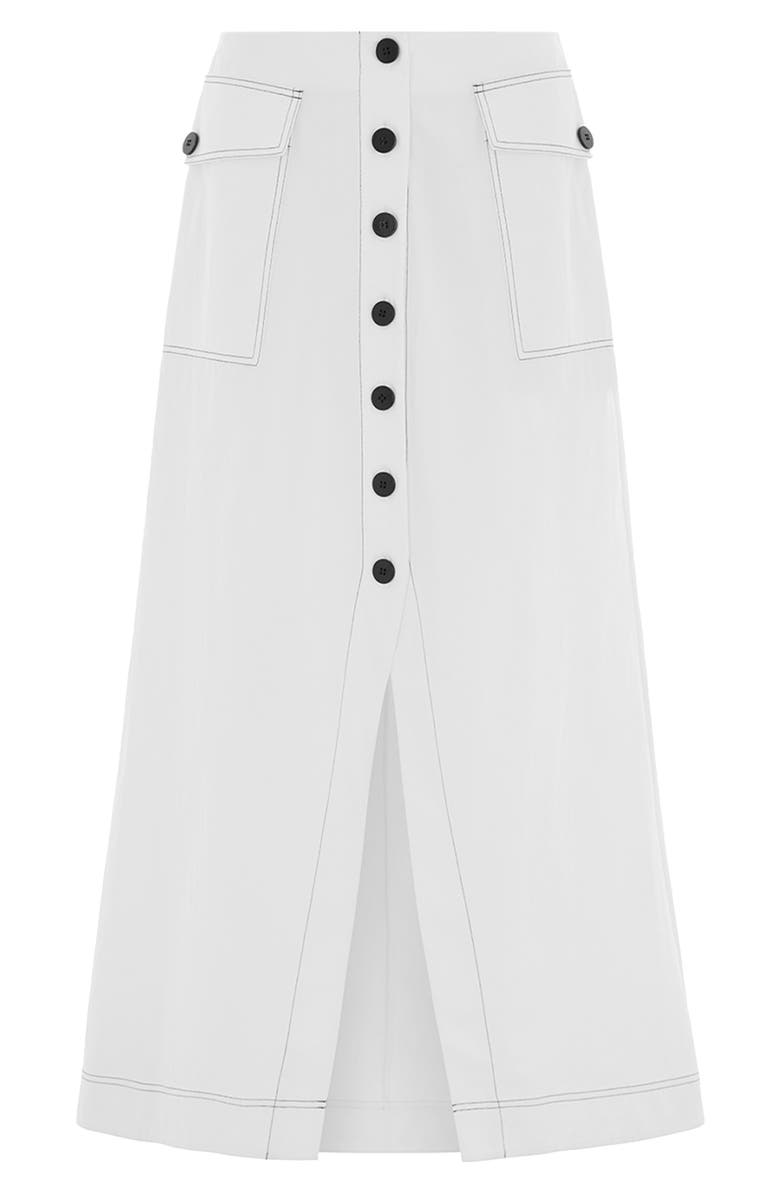ALIGNE Robin Cotton Blend Skirt, Alternate, color, White