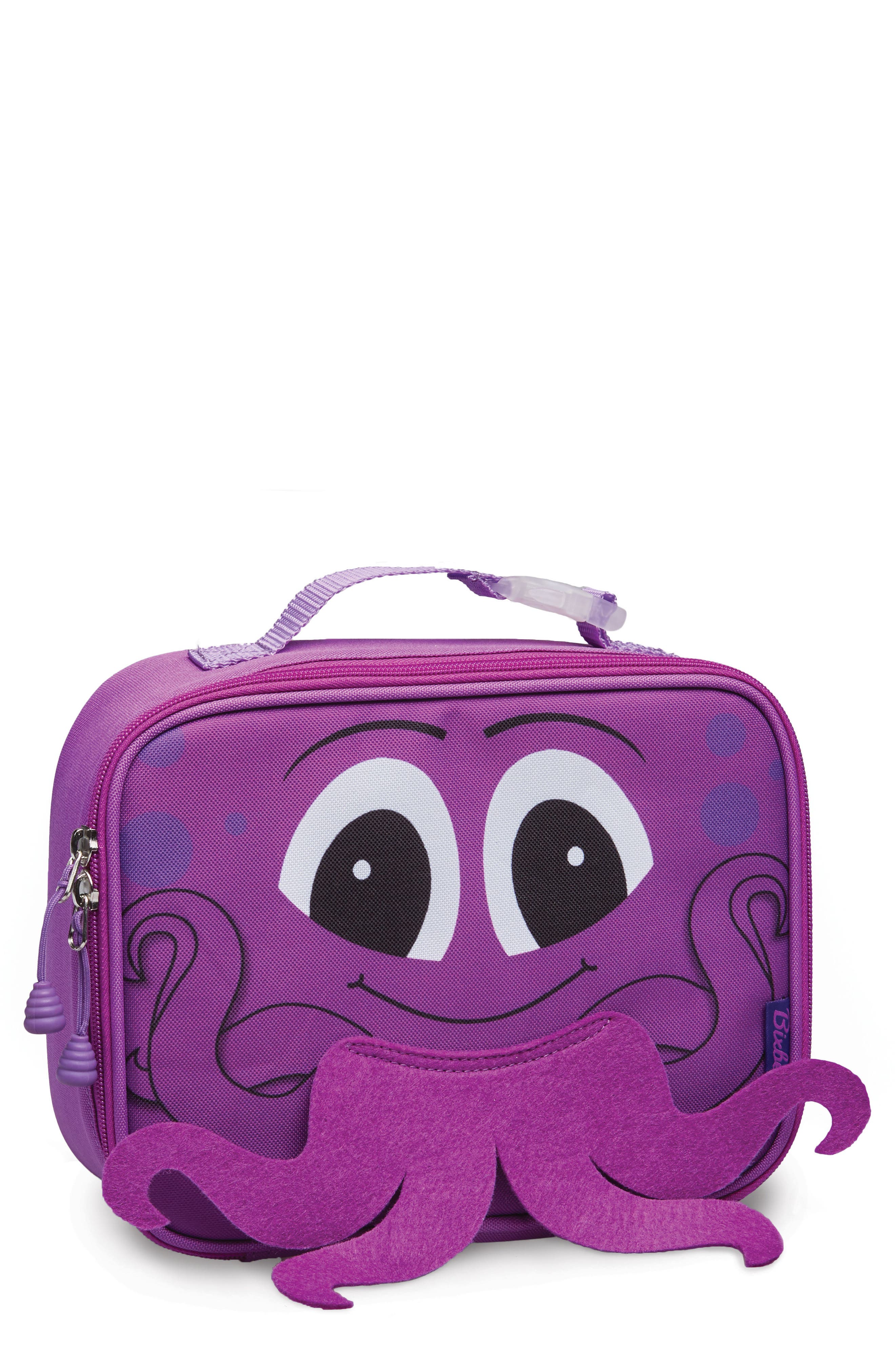 Bixbee Octopus Water Resistant Lunchbox, Main, color, 