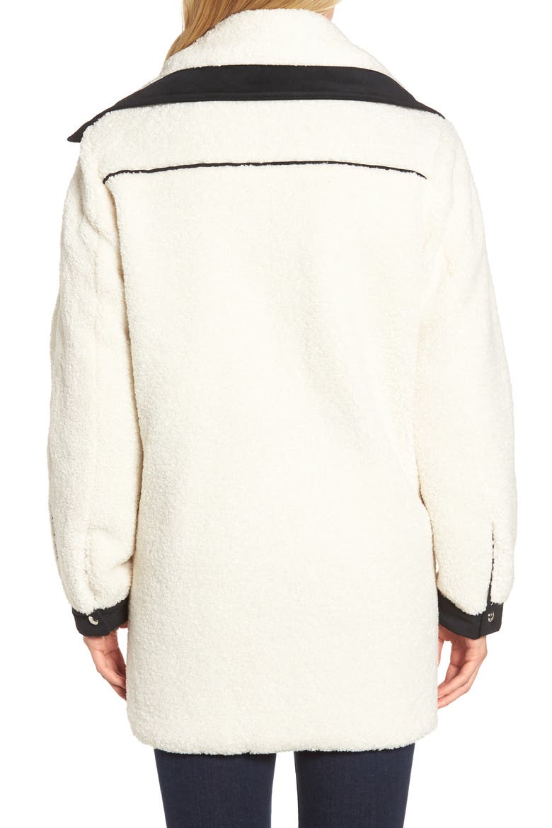 Berber Reversible Faux Shearling Coat, Alternate, color, IVORY