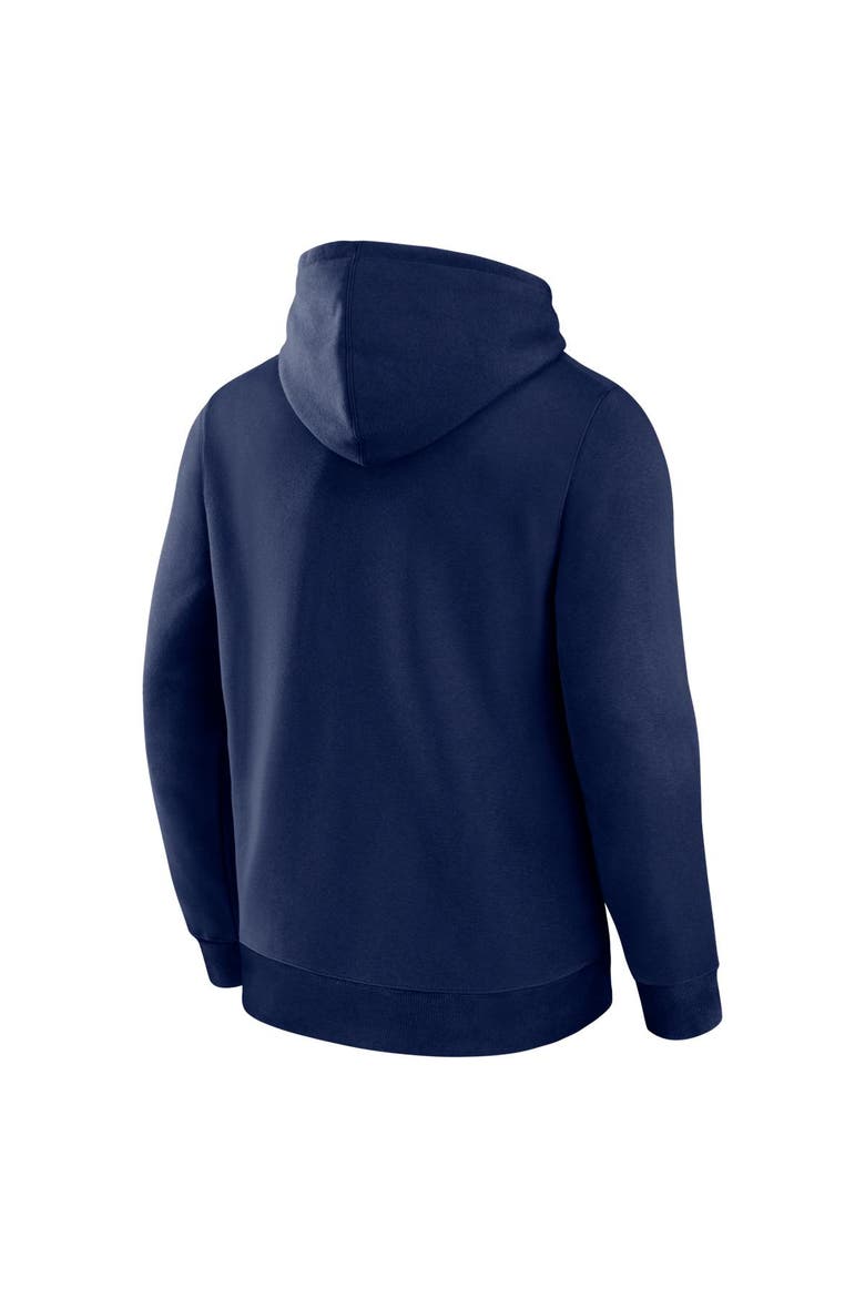 Men's Logo Athletic College Navy Seattle Seahawks Arch Victory Hoodie, Alternate, color, College Navy