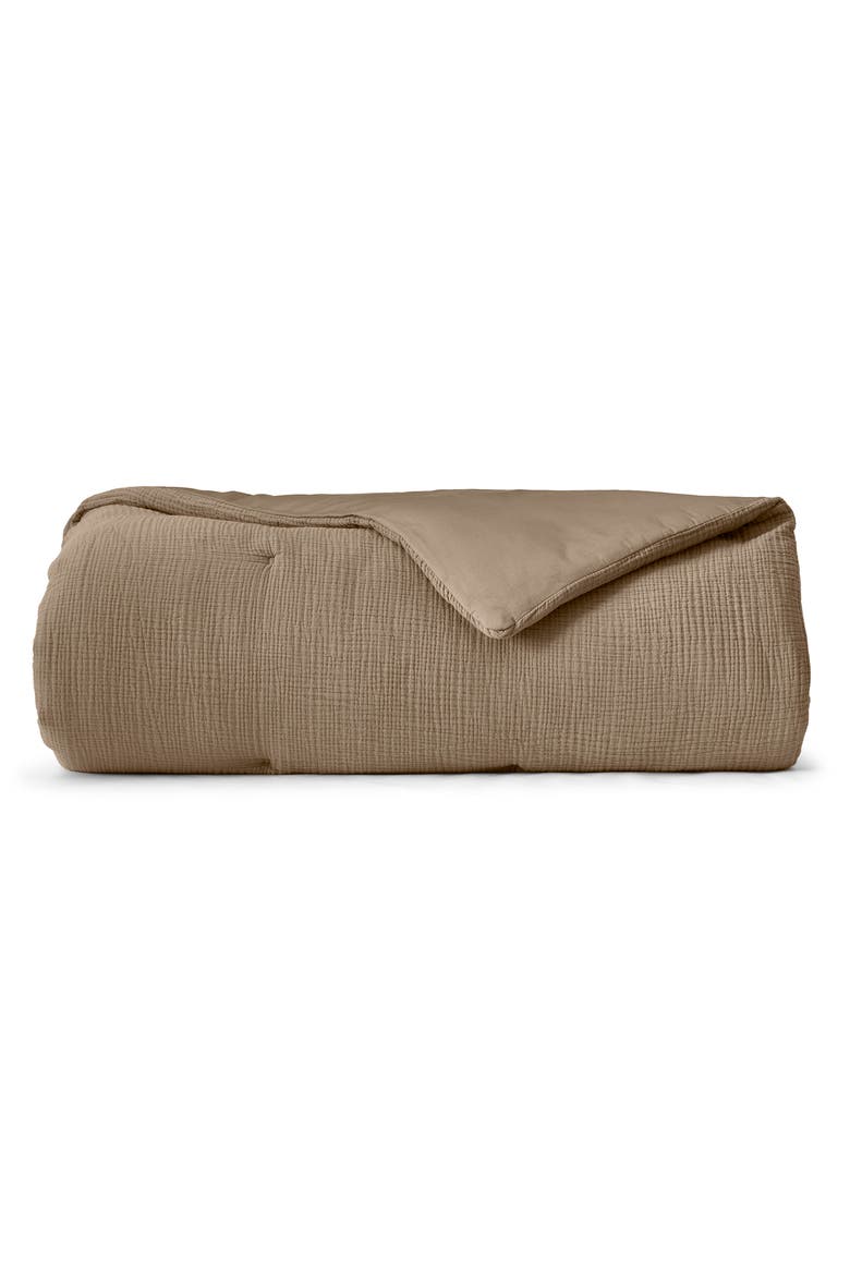 Dream Organic Cotton Comforter, Main, color, WALNUT