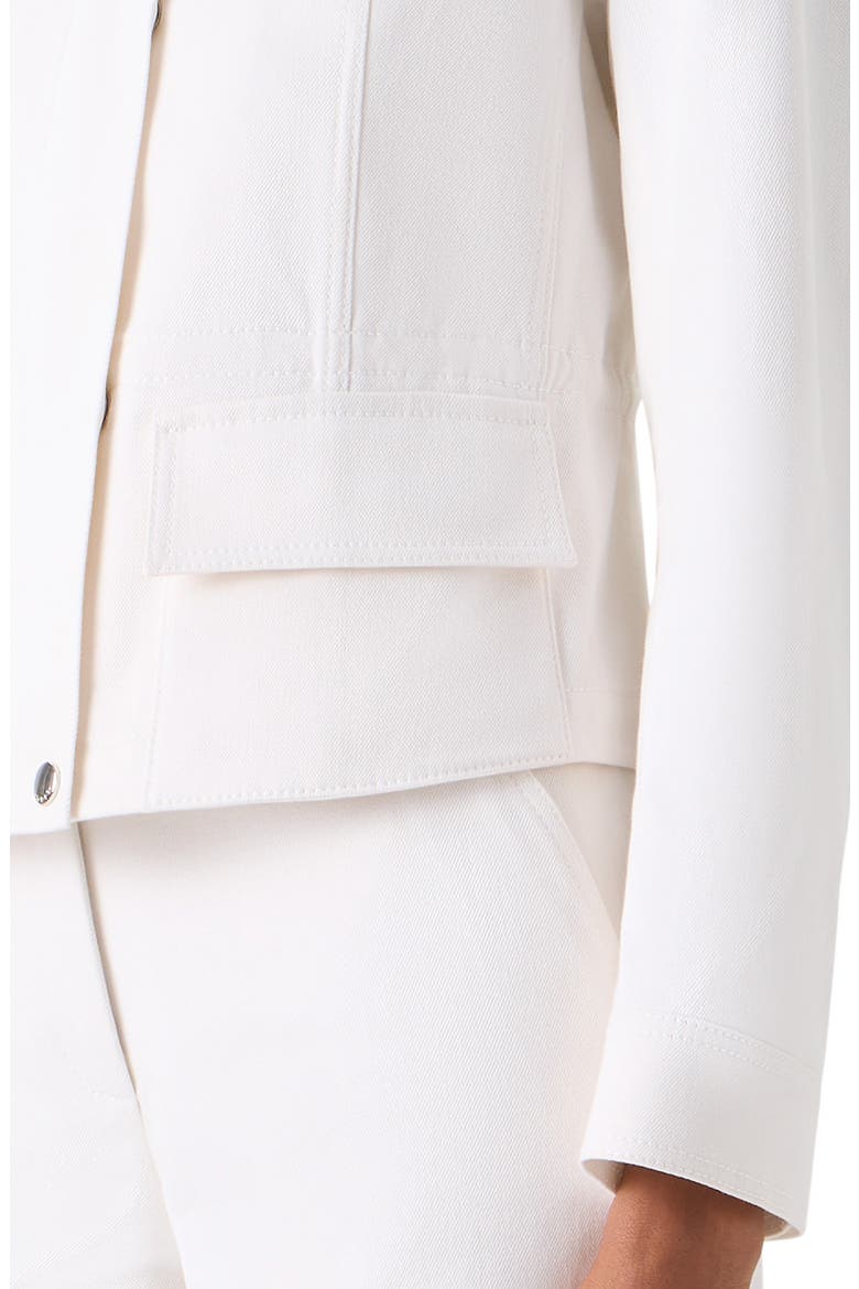 Hugh Stretch Denim Cargo Jacket, Alternate, color, ECRU