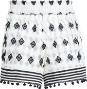 Ramy Brook Cordelia Open Knit Cover-Up Shorts