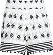 Ramy Brook Cordelia Open Knit Cover-Up Shorts