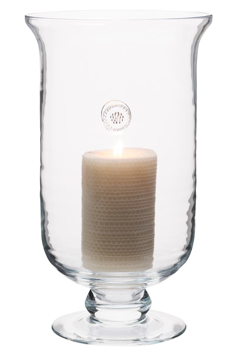 Berry & Thread Large Hurricane Glass Candleholder, Alternate, color, CLEAR