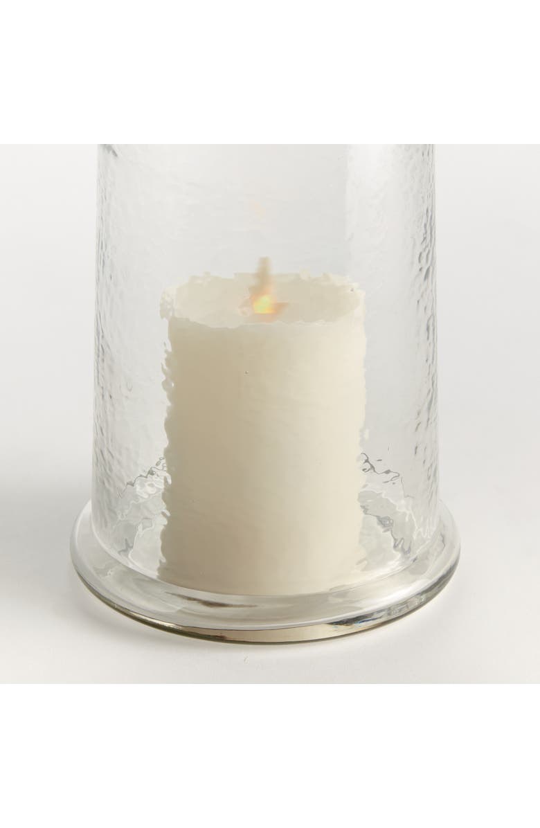 Napa Home & Garden Gabriel Hurricane Medium - Tapered Clear Glass Candle Holder, Alternate, color, Clear
