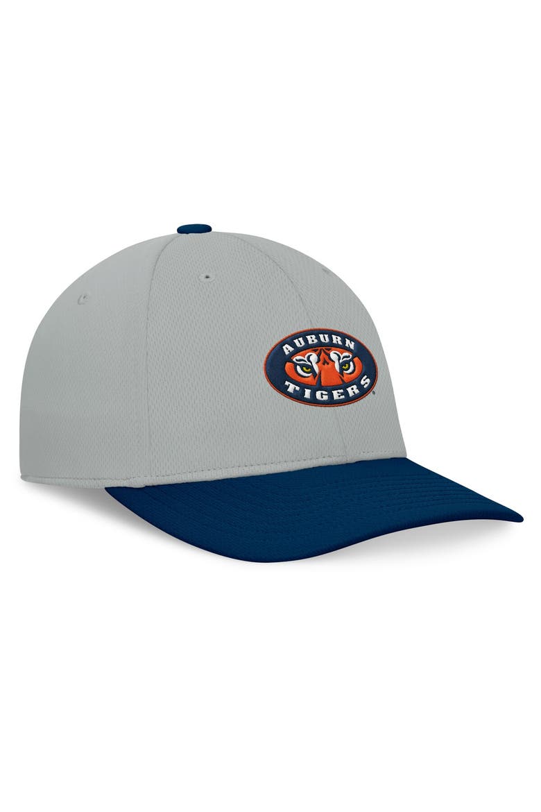 Men's Top of the World  Gray/Navy Auburn Tigers Mick Flex Hat, Alternate, color, Gray