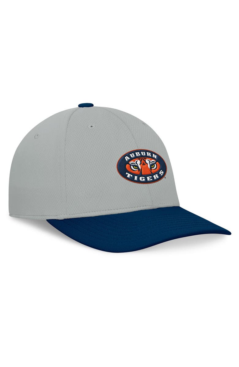 TOP OF THE WORLD Men's Top of the World Gray/Navy Auburn Tigers Mick Flex Hat, Alternate, color, Gray