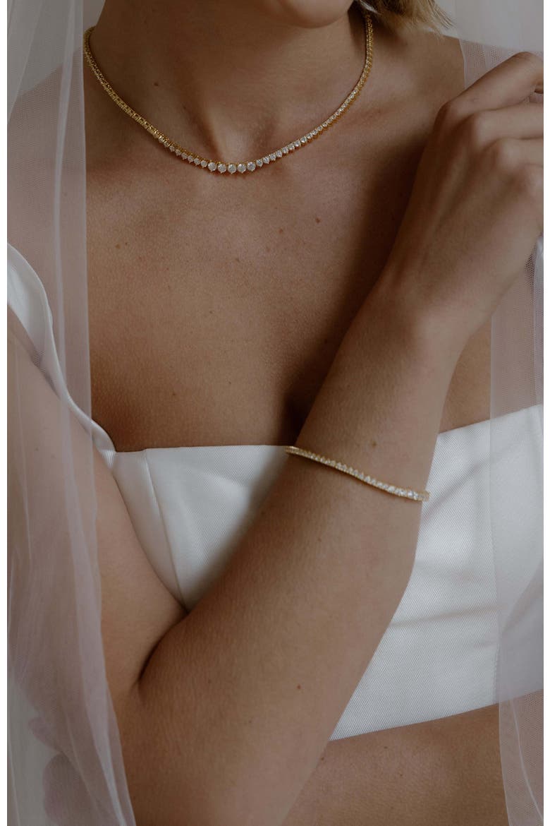 Vanderbilt Crystal Bracelet, Alternate, color, Gold