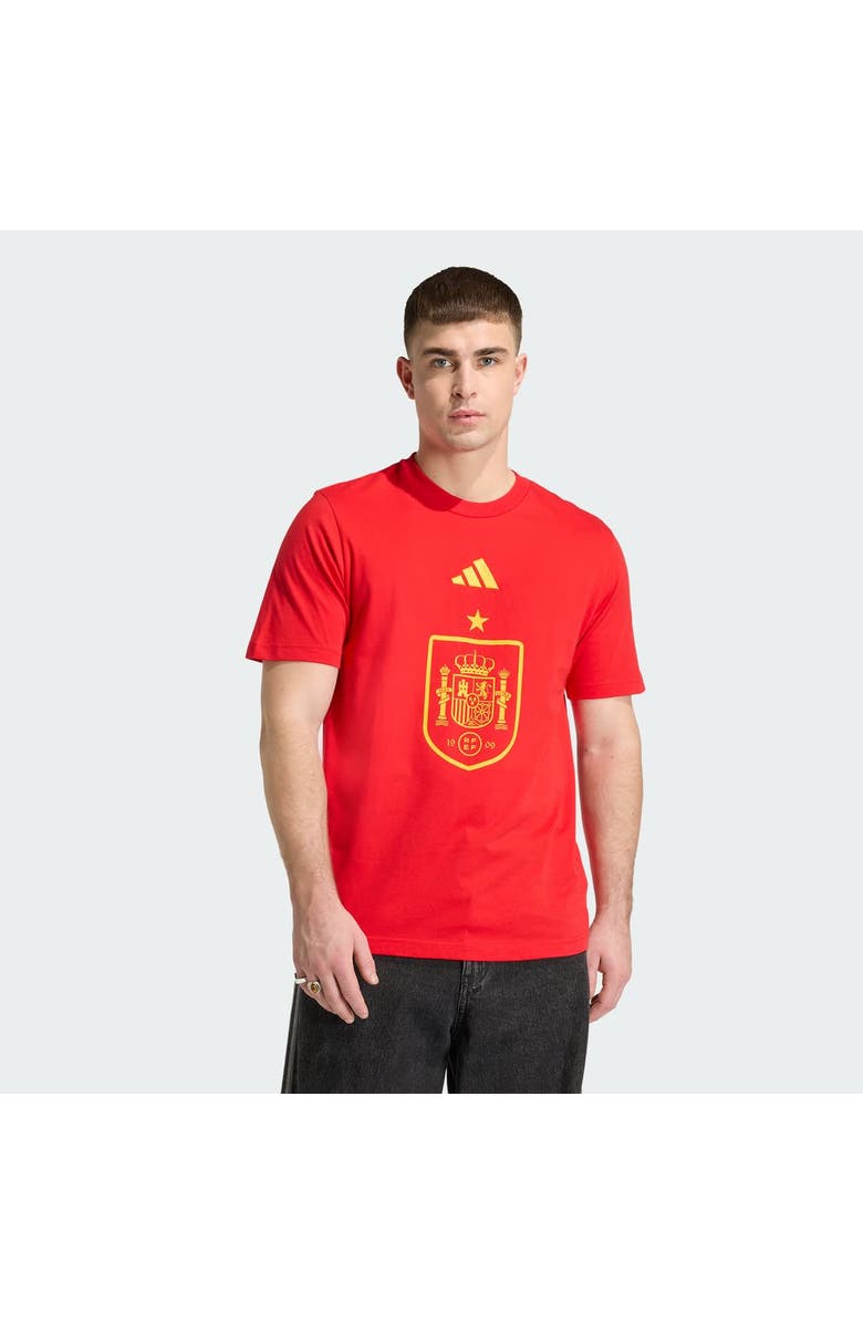 adidas Men's adidas  Red Spain National Team FIFA x World Cup Alphaskin Graphic T-Shirt, Main, color, Red
